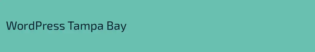 WordPress Tampa Bay
